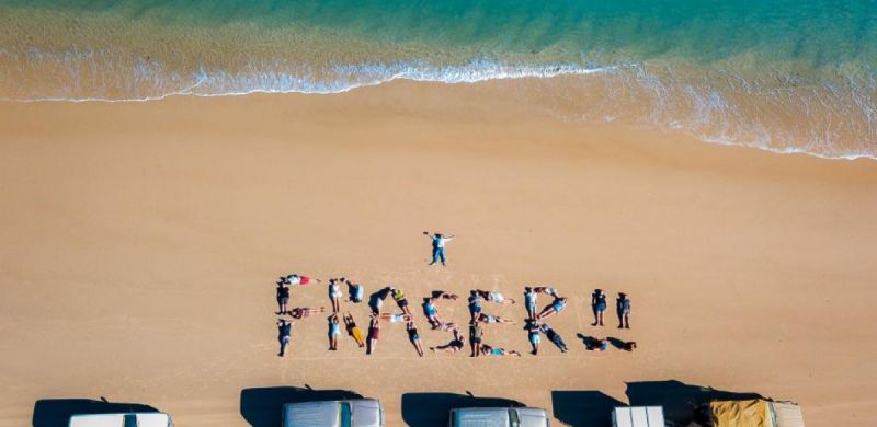 Kgari Fraser Island fully guided 4wd tour dingos